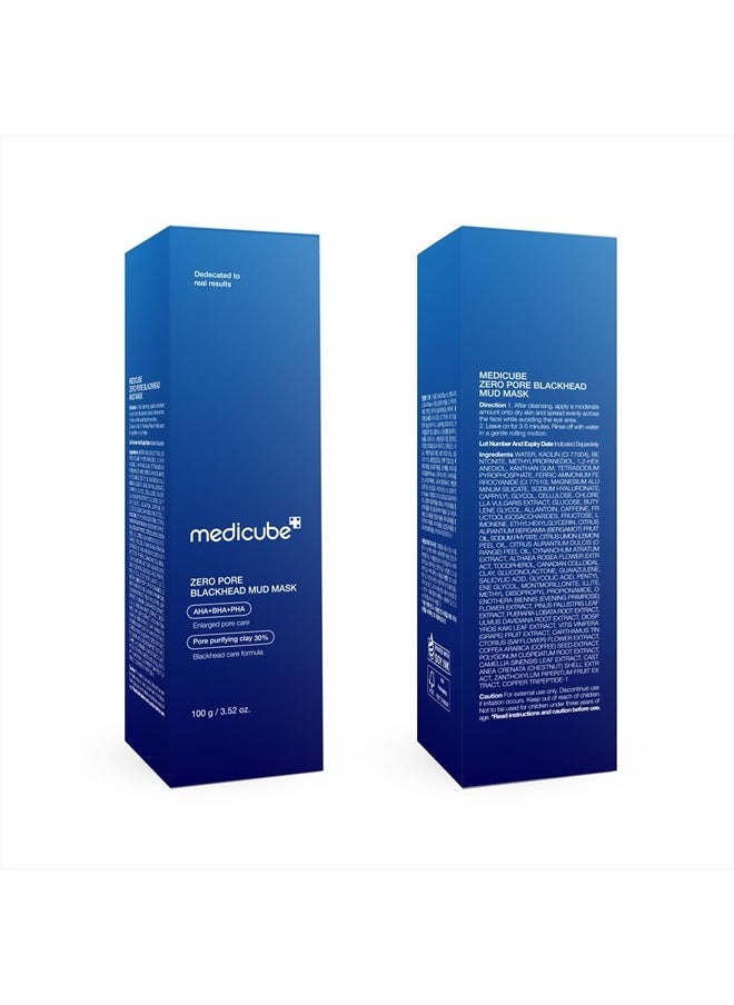 Medicube - Zero Pore Blackhead Mud Mask, 3.52 oz - Image 1