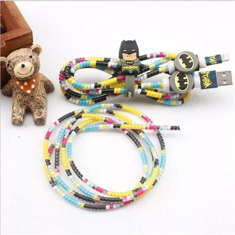 BeFall Electroplated Metallic Spiral Protector for Wire Repair, Pet Cord, Headphone Saver - Cable Wrap/Cover for Mac Charging, USB Tube, Earphone (MultiColorNew) - Image 2