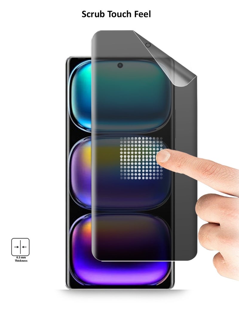 Techie Infinix hot 50 Pro+ 4G Matte Ceramic Privacy Screen Protector Film - Image 3