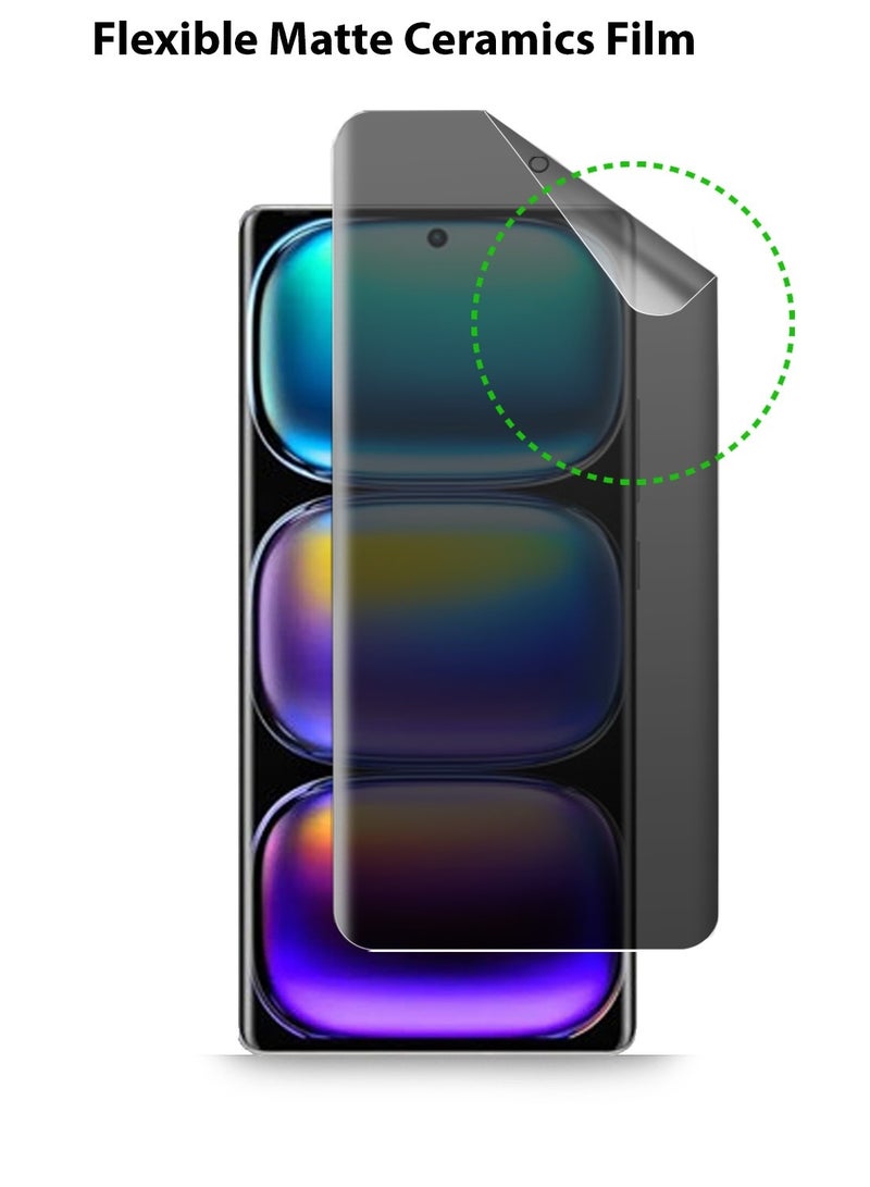 Techie Infinix hot 50 Pro+ 4G Matte Ceramic Privacy Screen Protector Film - Image 4