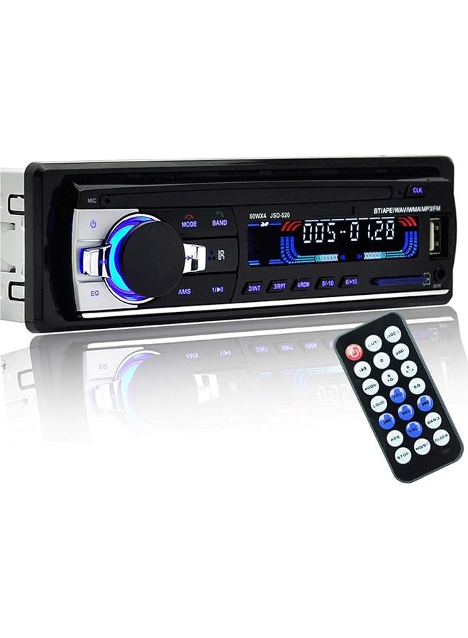 Generic Car Radio Stereo Player Bluetooth Phone Aux-In Mp3 Fm/Usb/1 Din/Remote Control 12V Car Audio  - Image 1