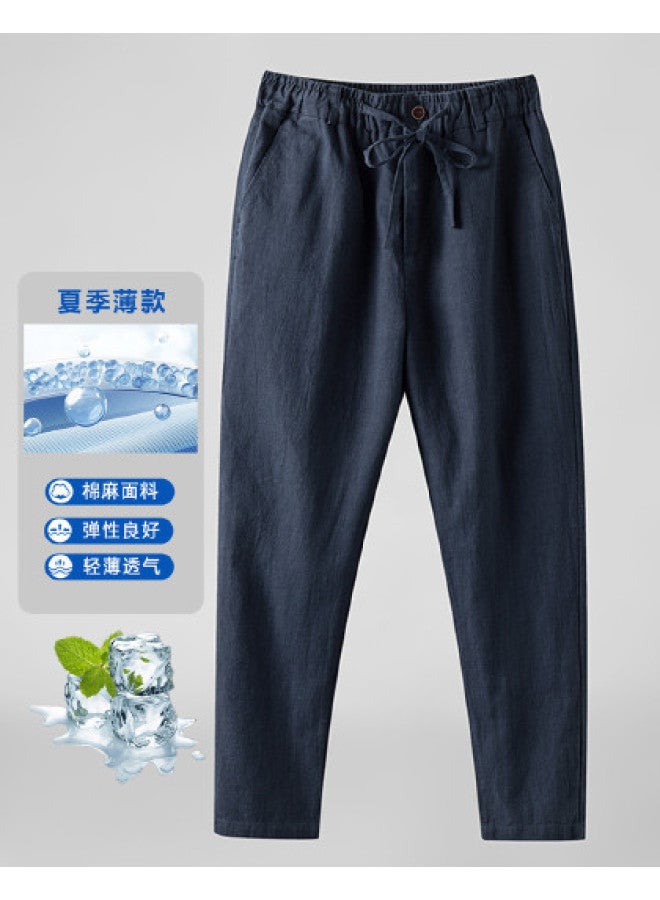 Fomoce summer Men's Casual Pants – Breathable, Cool & Versatile Long Trousers For Men - Image 1