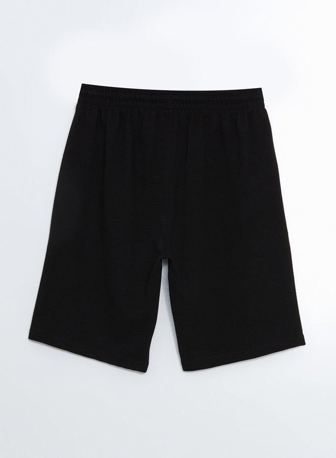 LC WAIKIKI Standard Fit Men's Shorts with Waist Tie Detail  - Image 4