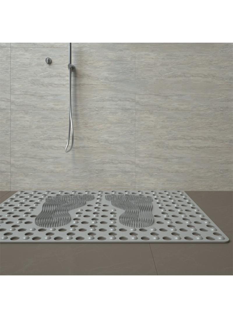 Silicone bathroom suction cup massage anti slip pad 70*50CM - Image 2