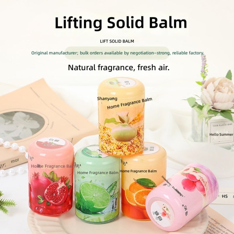 New lifting solid balm, home car air freshener, long-lasting fragrance in the bathroom, removes odors and aromatherapy