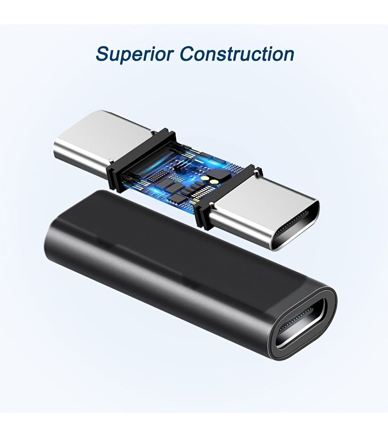 USB C Female to Female Adapter 3 Pack 10Gbps 100W PD USB 3.1 Thunderbolt 3 Compatible - Image 5