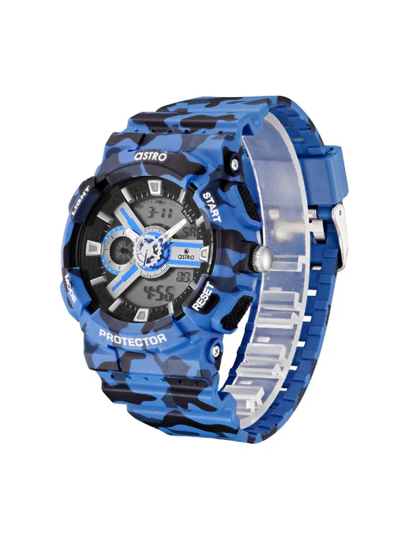 ASTRO Astro A24807-PPNB Kids Analog-Digital Display Watch & Polyurethane Strap Blue