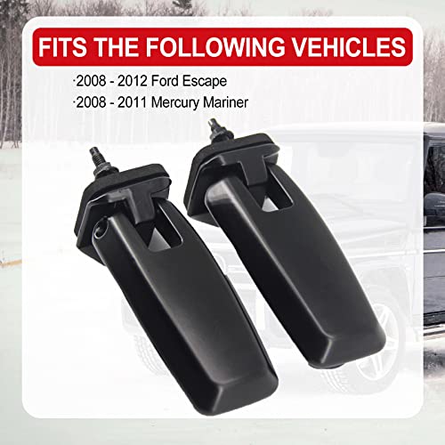 FEXON Rear Window Hinge Set Liftgate Glass Left and Right Replacement for Ford Escape 2008-2012 Mercury Mariner 2008-2011 Replaces 8L8Z78420A68C 8L8Z78420A68D 924-123 Tailgate Hatch Kit - Image 5
