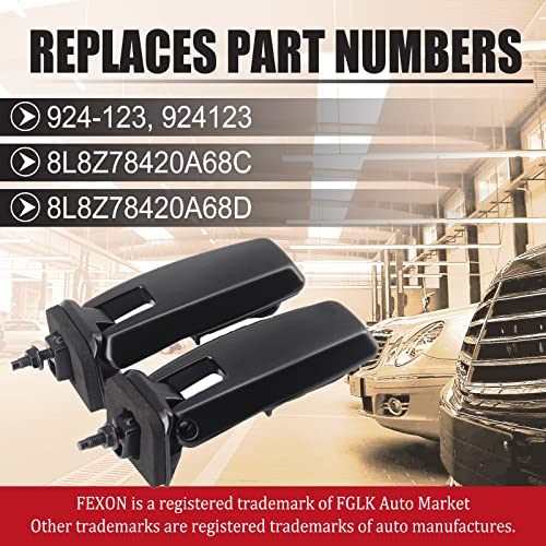 FEXON Rear Window Hinge Set Liftgate Glass Left and Right Replacement for Ford Escape 2008-2012 Mercury Mariner 2008-2011 Replaces 8L8Z78420A68C 8L8Z78420A68D 924-123 Tailgate Hatch Kit - Image 3