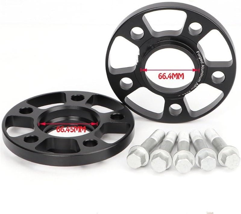 Wivplex 7075 Aluminum Wheel Spacers - 20mm Black - Image 3