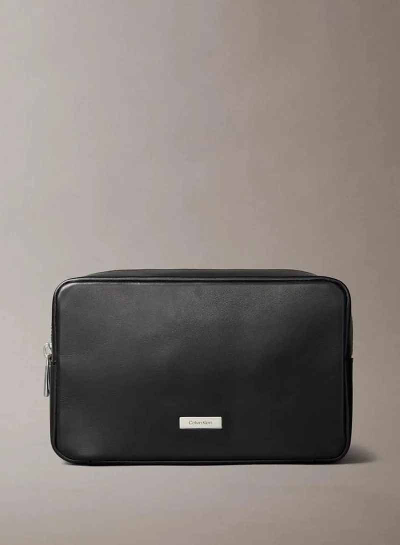 Full Grain Leather Wash Bag