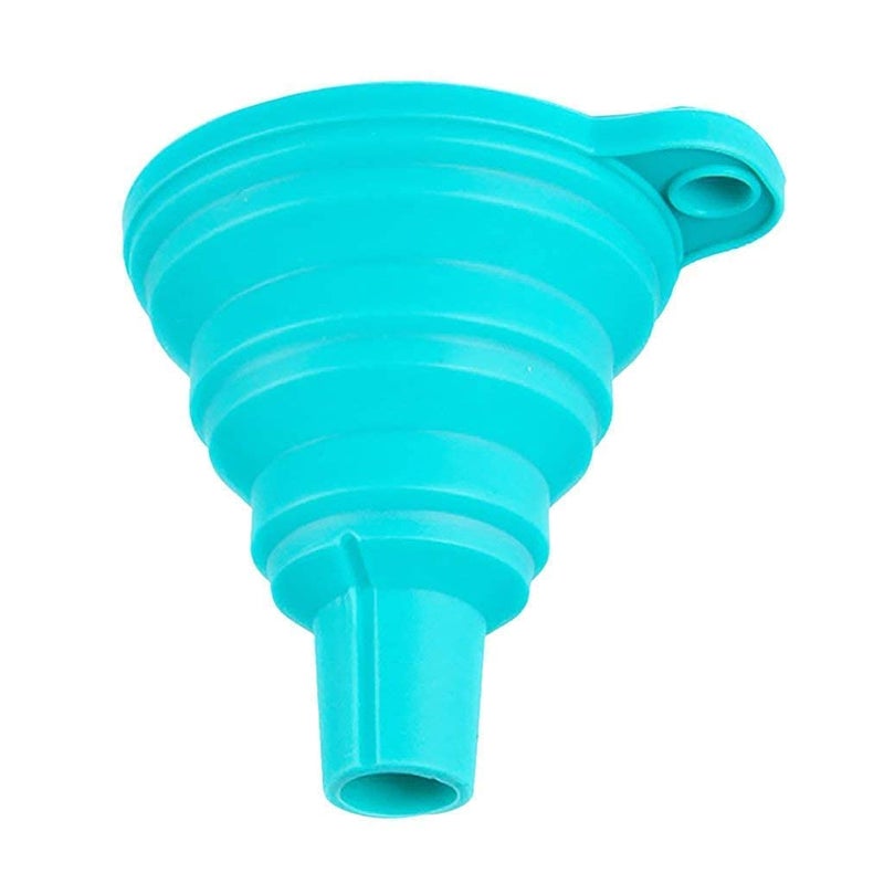 Alokrupswam Kitchen Funnel Food Grade Funnels for Filling Bottles Premium Silicone Collapsible Funnel for Transferring Liquid Powder Transfer Large Wide Mouth Canning Funnel Pack of 1