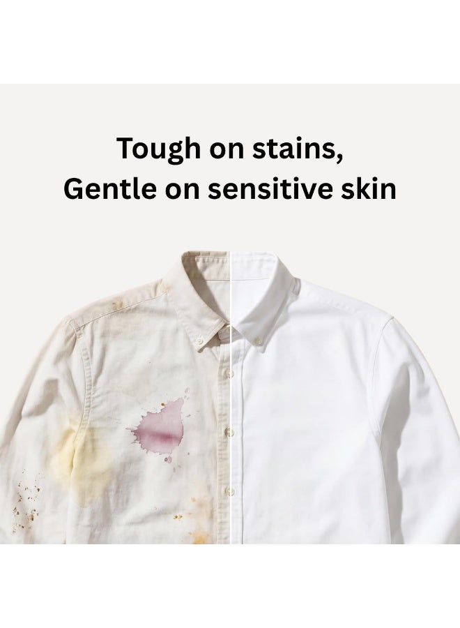 SANNA Sodium Percarbonate 100% Pure - Natural Oxi Stain Remover, Powerful Eco-friendly Laundry Whitener - Removes Stains & Odors - Fragrance-free, No Bleach - Safe For Whites & colors - 400g - Image 2