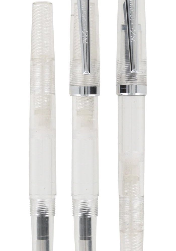 Noodler's FLEX NIB Fountain Pen with Piston Fill Mechanism - Clear Demonstrator - Image 4