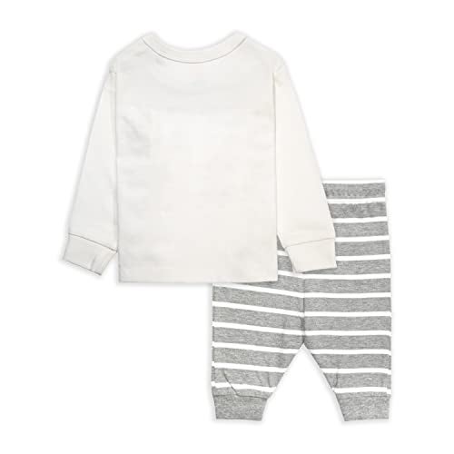 ARIEL Cotton Clothing Sets For Boys & Girls - Unisex Clothing Sets Full Sleeve Printed T-Shirt & Pant -Size(18-24 Months) -Style(White-Frog) - Image 2