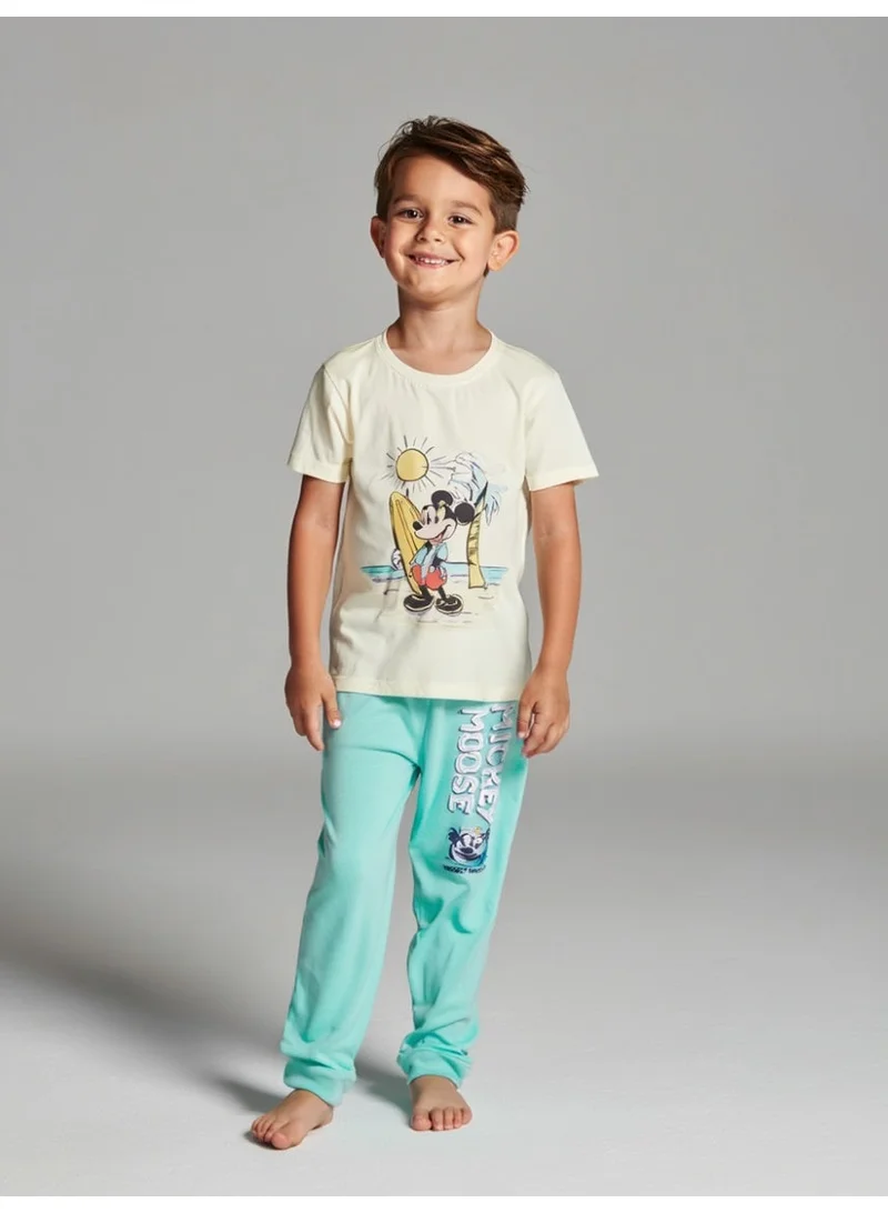 Mickey & Friends MICKEY & FRIENDS - ‬‪BOYS SHORT SLEEVE PAJAMA SET‬