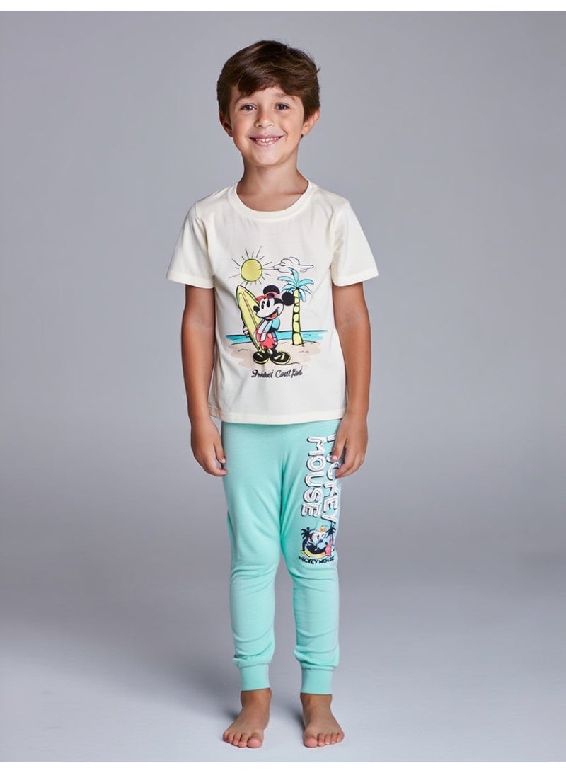 ميكي آند فريندز - طقم بيجامة للأولاد بأكمام قصيرة - Image 3