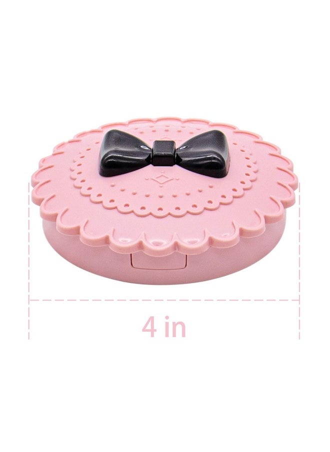 AUEAR - AUEAR, 2 Pack of Bow Eyelashes Case Plastic Eyelashes Case Pink Storage Eyelashes Box for Travel Women and Girls - Image 1