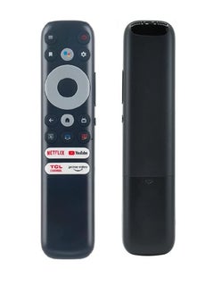 ICS Replacement Voice Remote Control For TCL Mini-LED QLED 4K UHD Smart TVs With Netflix, Youtube And Prime Video, Black  - Image 1