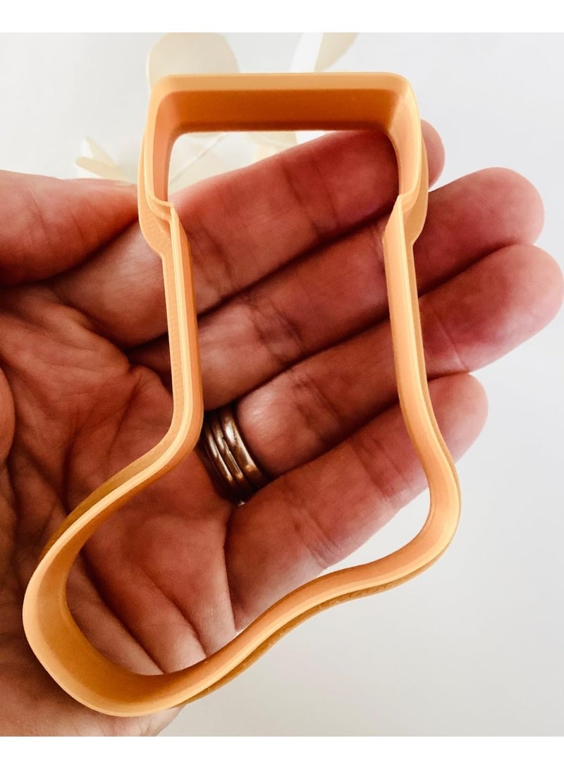 EROTNGO Stocking Cookie Cutter for Christmas Baking Clay Crafts and Festive Fondant Designs Large Holiday Stocking Shaped Polymer Clay Cutter for Cookies Ornaments Cake Decoration and DIY - Image 4
