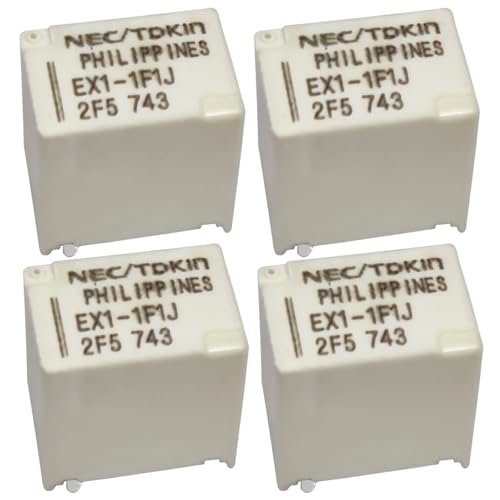 Casalytics Relay EX11F1J Set of 4 EX11F1J 2F5 743 DIP5 30A 12VDC 5Pins Reliable Solution for TIPM Fuel Pump Relay Replace EX12U1S EX12U1 EX12U1L - Image 1