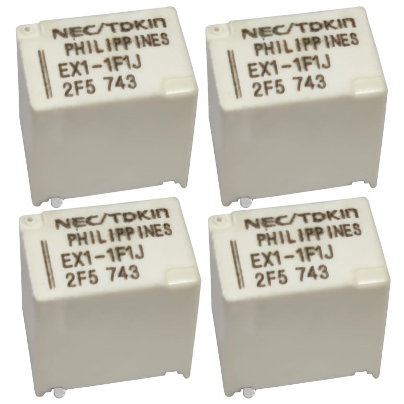 Casalytics Relay EX11F1J Set of 4 EX11F1J 2F5 743 DIP5 30A 12VDC 5Pins Reliable Solution for TIPM Fuel Pump Relay Replace EX12U1S EX12U1 EX12U1L - Image 3