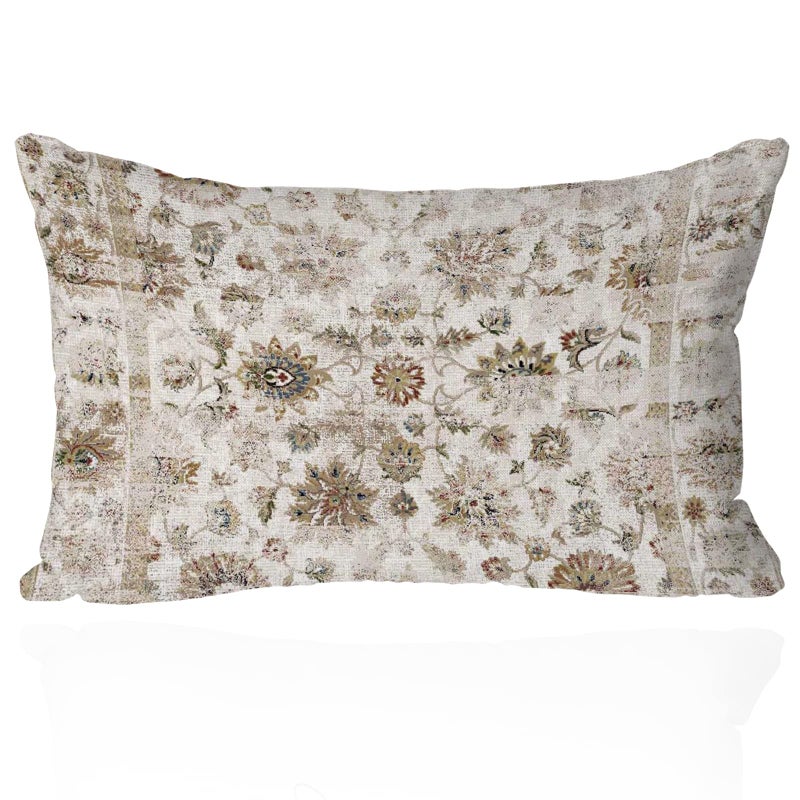 PreLiving Ethnic Bohemian Pillow Covers 12X20 Inch Super Soft Vintage Turkish Carpet Design Boho Throw Cushion Cases for Farmhouse Living Room Bedroom Outdoor Decorative Pillows