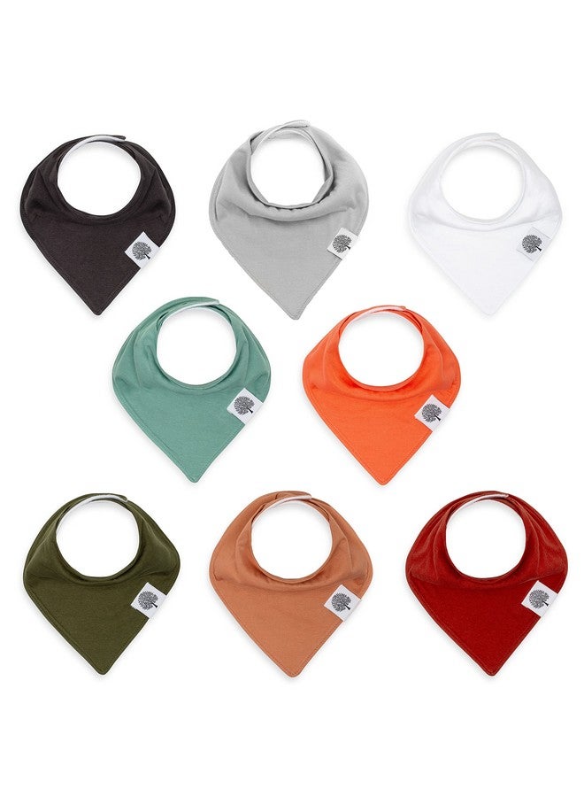 Parker Baby Co. Parker Baby Bandana Drool Bibs 8 Pack Baby Bibs for Boys, Girls, Unisex - "The Estes Set"  - Image 1