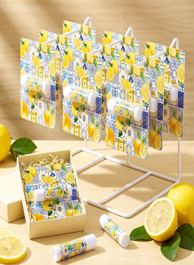 Heigble 24 Pcs Italian Lemon Lip Balm Bulk Summer Lemon Party Favors Gifts - Image 3