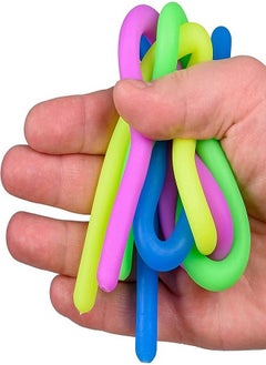 Monkey Noodle Fidget Toys Sensory Strings  Stress Relief Fidget Fine Motor Skills Learning 4 Pcs