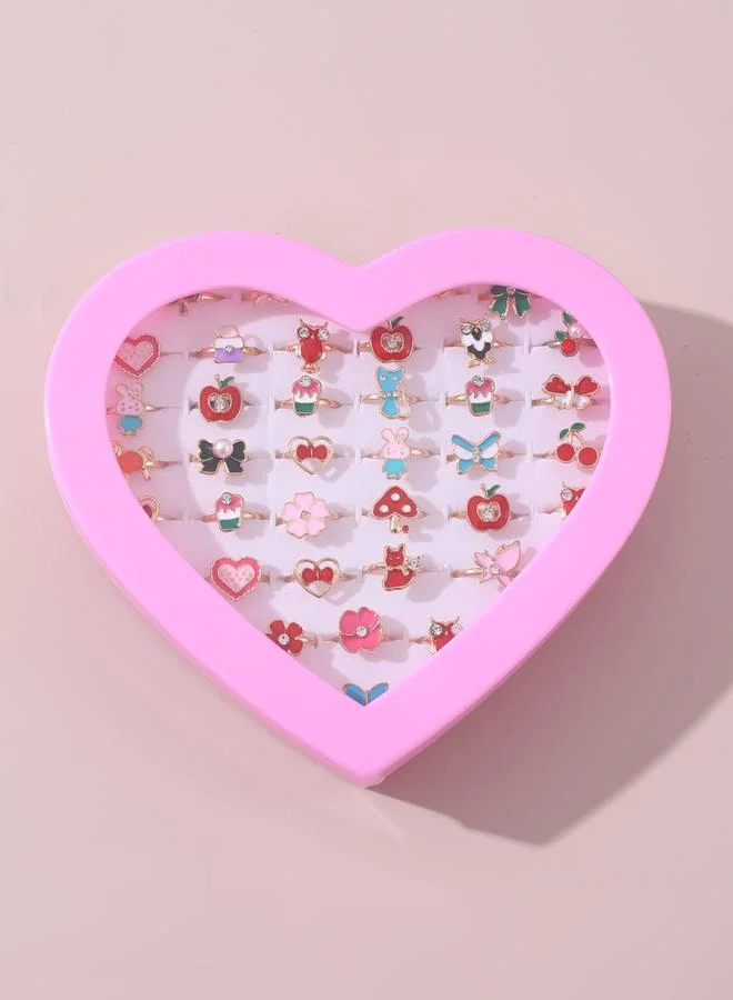 تايك تو طقم خواتم متنوعة مزينة 36 قطعة