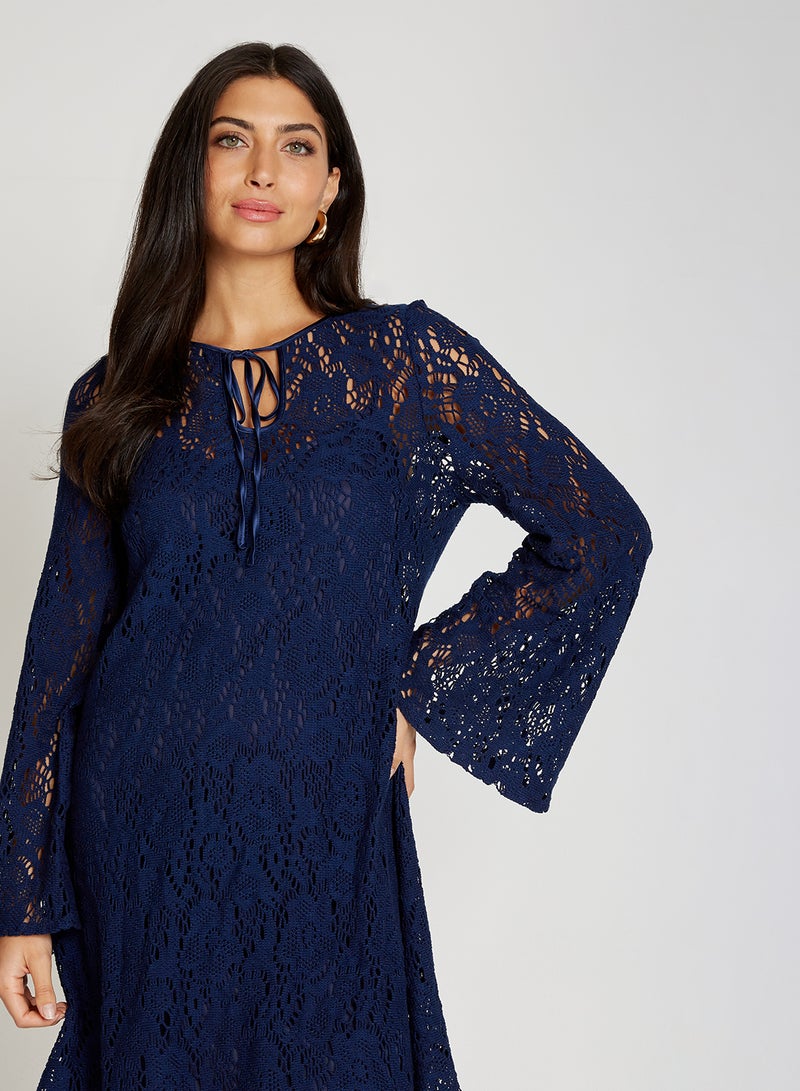 Little Mistress Crochet Mini Dress  - Image 3