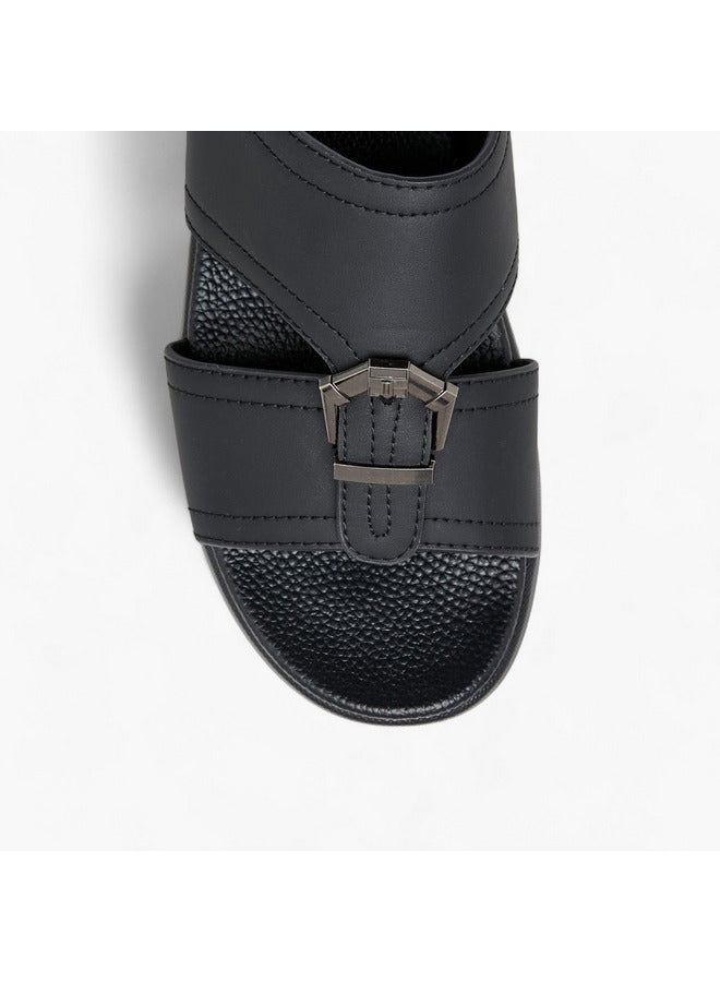 LBL by Shoexpress Men Buckle Detail Slip-On Comfort Sandals  - Image 4
