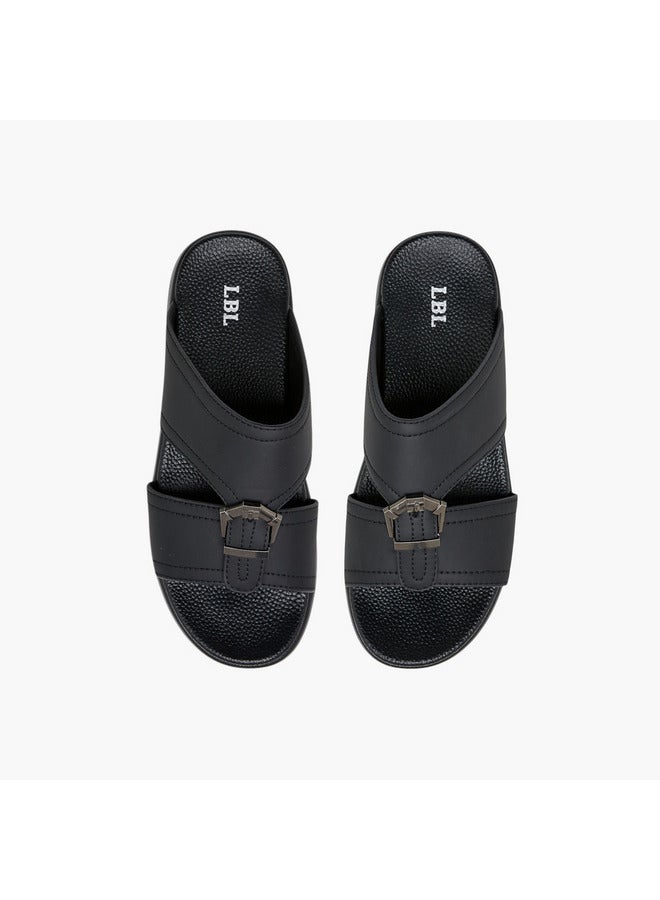 LBL by Shoexpress Men Buckle Detail Slip-On Comfort Sandals  - Image 1