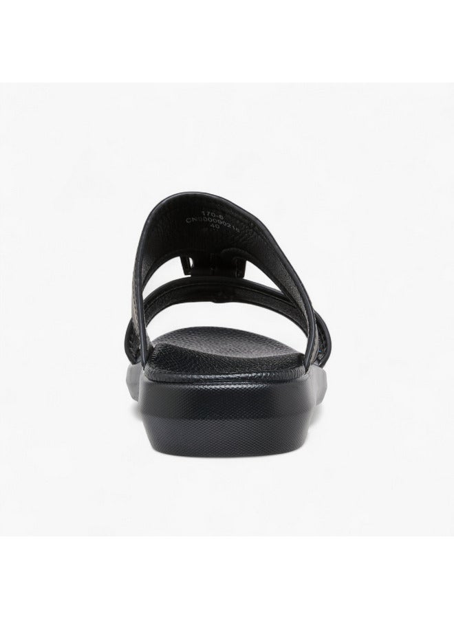 LBL by Shoexpress Men Buckle Detail Slip-On Comfort Sandals  - Image 3