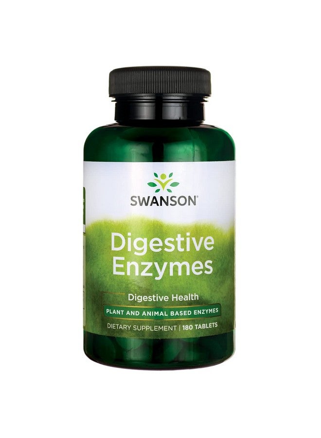 SWANSON Digestive Enzymes 180 Tabs - Image 1