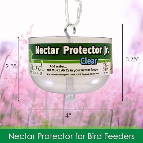 Songbird Essentials Nectar Protector Junior, Bird Feeder Protection, Clear - Image 4