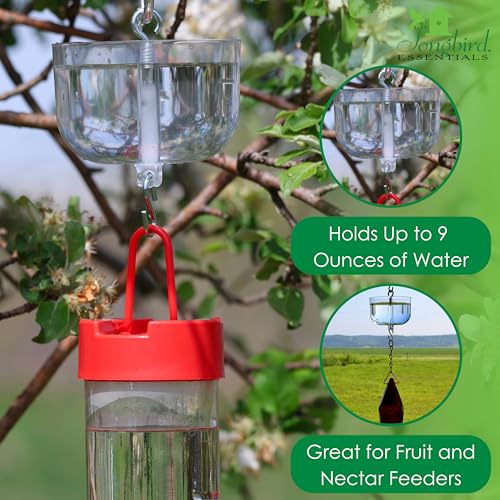 Songbird Essentials Nectar Protector Junior, Bird Feeder Protection, Clear - Image 2