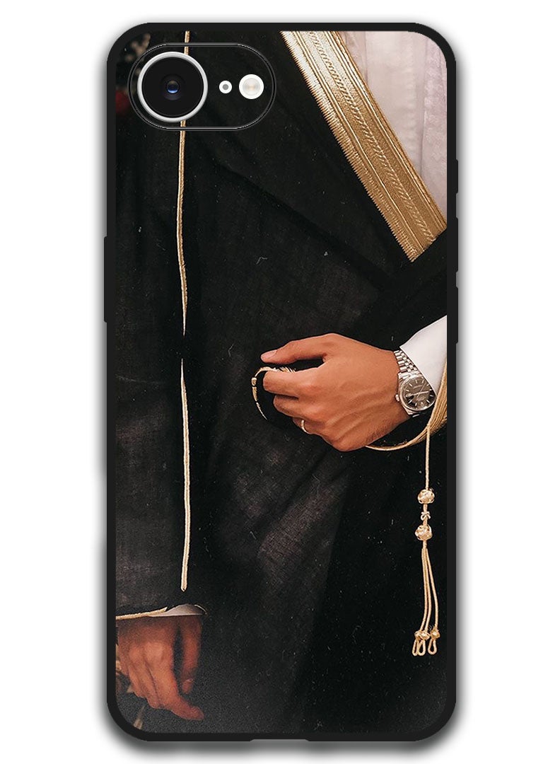 Theodor Case Compatible with Apple iPhone 16e 6.1 Inch Protection Shockproof Bumper Cover - Arab Style - Image 1