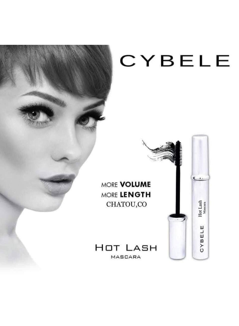 Cybele Hot Lash Mascara for Thickening and Lengthening - Silver - 12 ml - Image 1