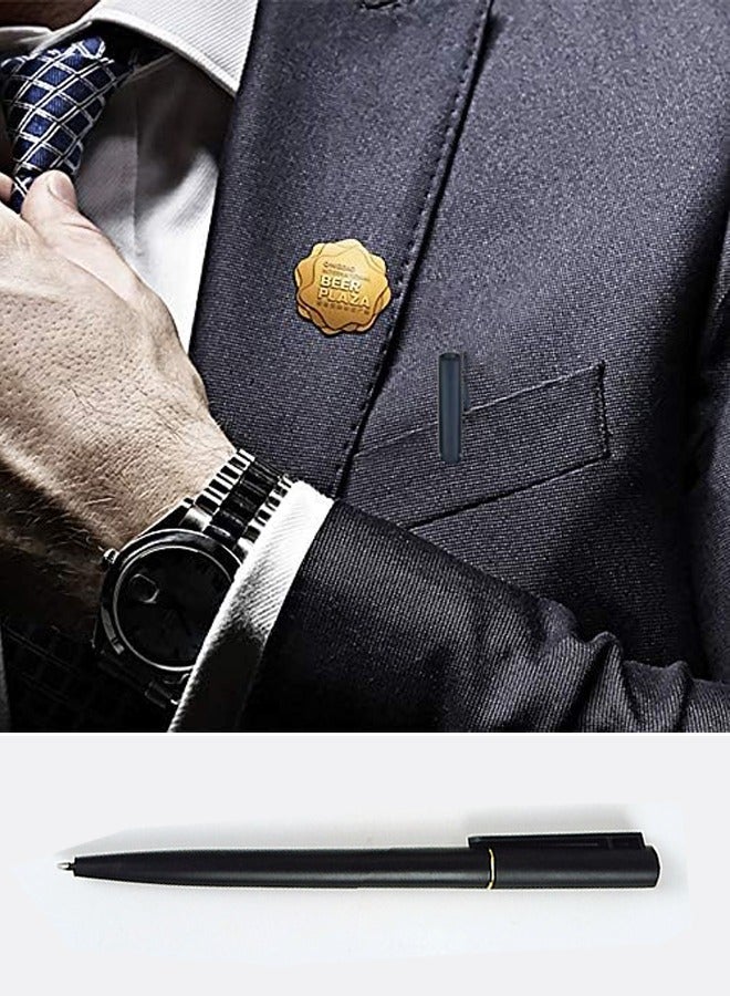 WooFree 6 Pack Slim Retractable Ballpoint Pens 0.7mm Medium Point Black ink - Image 2