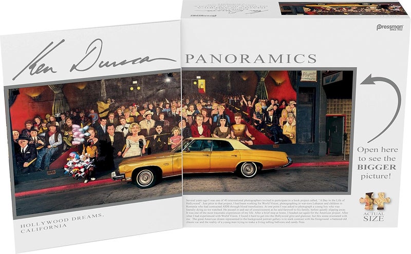 Pressman Images of America Puzzles  Hollywood Dreams 504piece Puzzle and Measures 25 x 9 12 Once Completed - Image 2