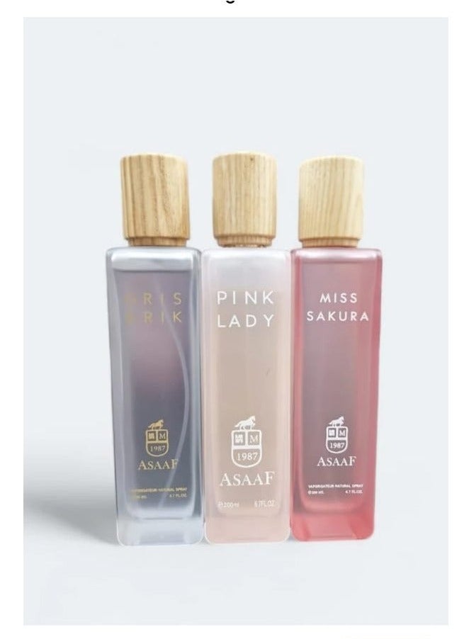ASAAF PACKAGE ASAAF FOR WOMEN 3* PCS 200 ML