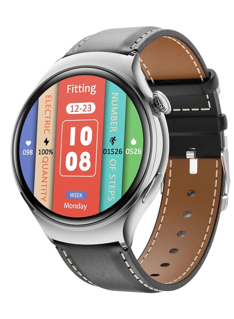 AROAQ M11 NFC High-Quality Fashion Bluetooth Call Round Screen Stainless Smart Watch Waterproof Heart Rate Monitor for Women Ladies Smartwatch