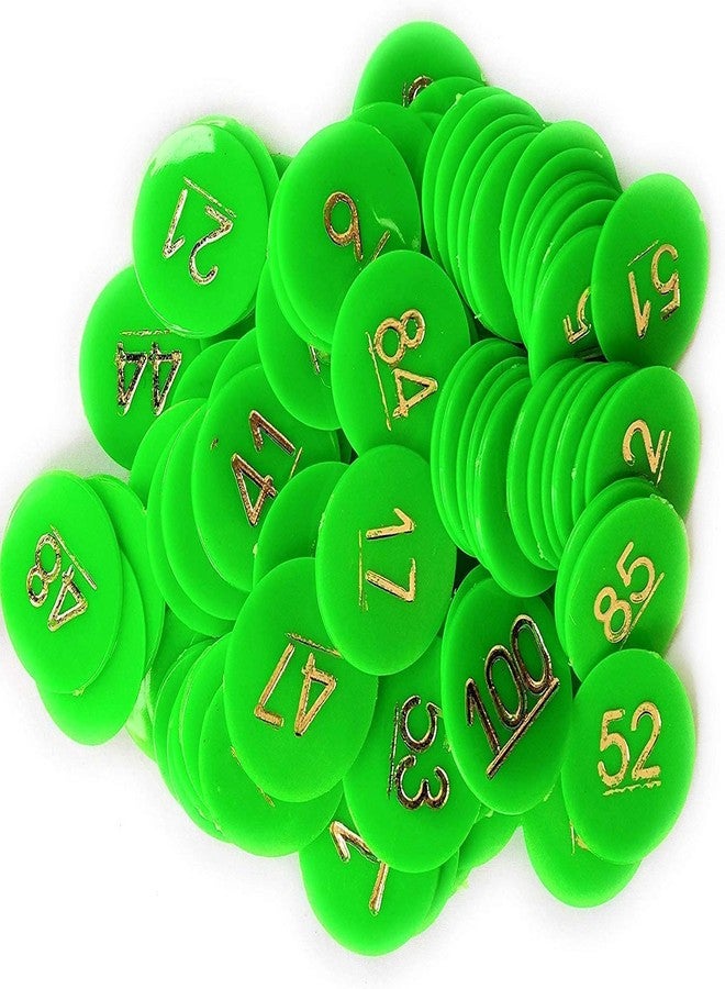 SIPL Reindeer Plastic Token No. 1 To 100 Number Coins, Multicolor - Image 1