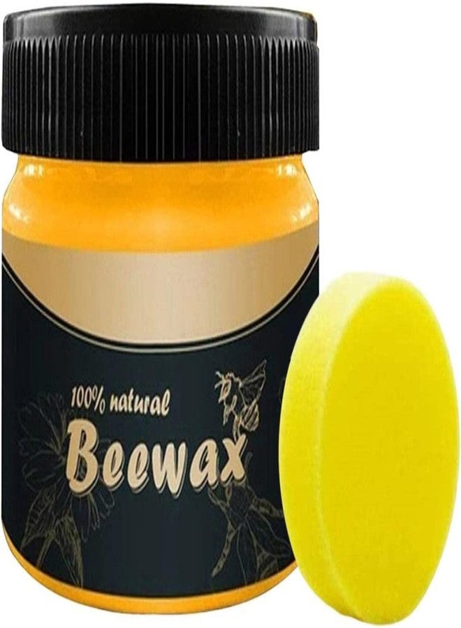 BIRDLINE Wood Seasoning Bee Wax With Spounges | Natural Traditional Beeswax Wood Furniture Polish And Cleaner For Wood Doors | Tables | Chairs | Cabinets | Floors for Furniture to Beautify & Protect. - Image 1