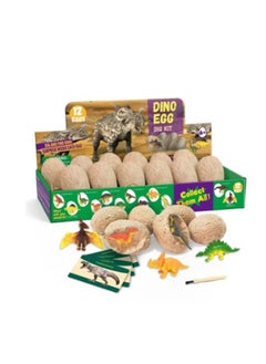 Beauenty 12Pcs Dinosaur Eggs Educational Playset  - Image 1