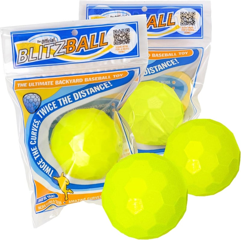Plastic Baseball (4 Pack - Official Brand) - Made in USA