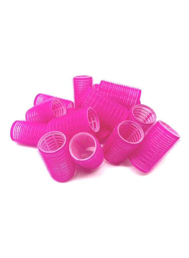 ذي يو إم 24 مجموعة من 16 بكرة شعر ذاتية الإمساك متوسطة الحجم لتصفيف الشعر في الصالونات الاحترافية - Image 2