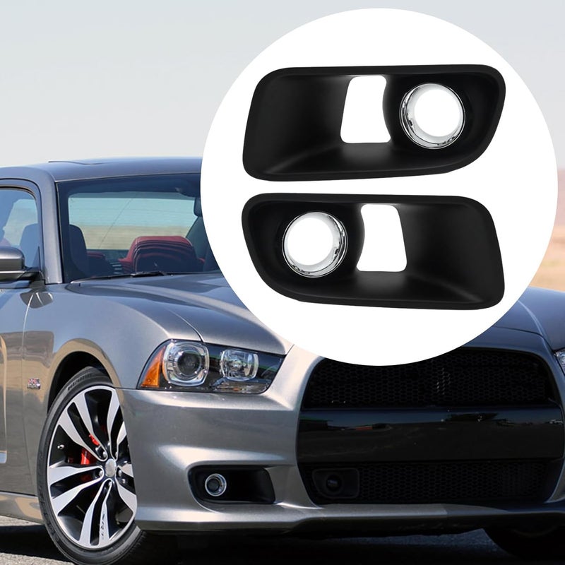 UOIENRT Fog Light Cover Set for Dodge Charger SRT8 - Image 3